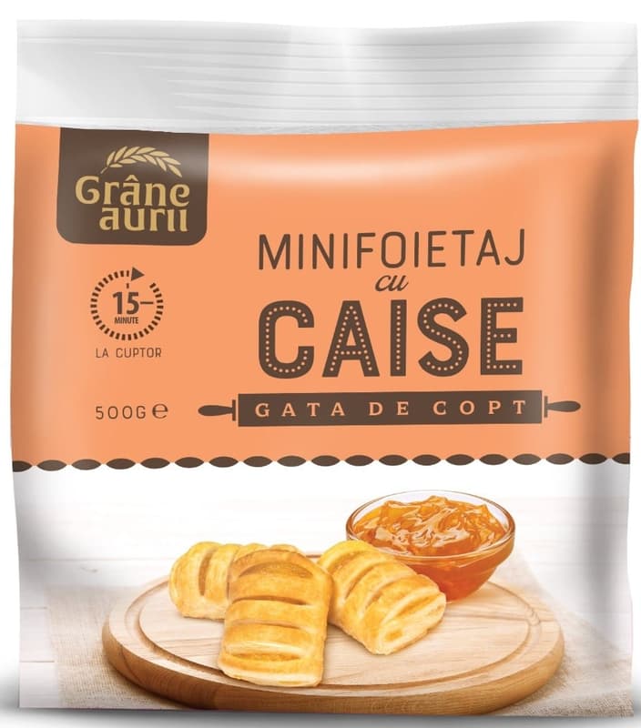 Grane Aurii Mini foietaj cu caise