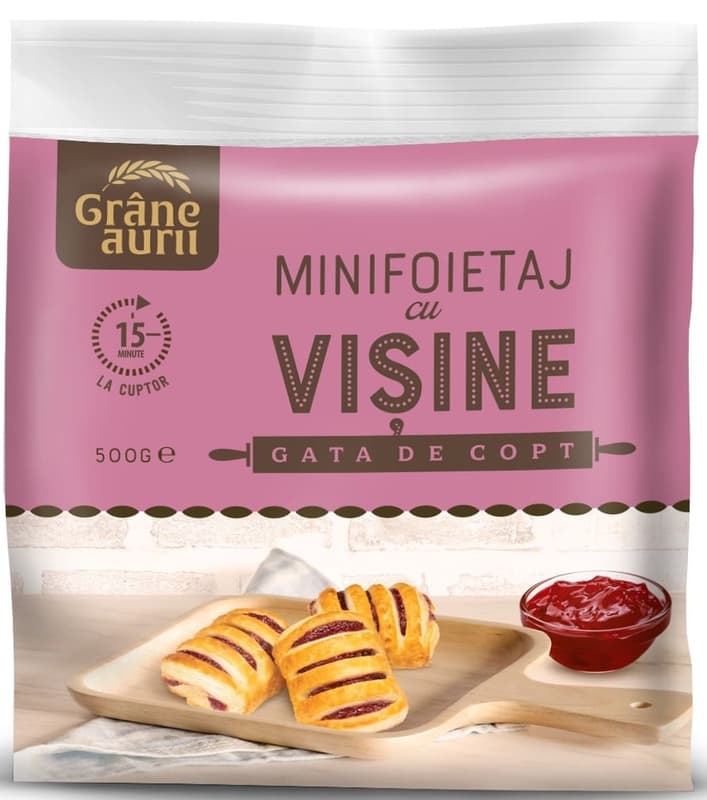 Grane Aurii Mini foietaj cu visine