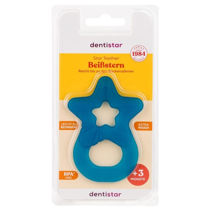 Dentistar Flexible Extra-Soft Teething Ring, 3 months+