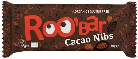 Roobar ECO Baton raw cu miez de cacao si migdale fara gluten