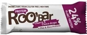 Roobar ECO Protein Bar with Cherries and Raw Chocolate Gluten Free