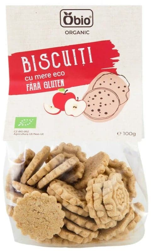 Obio ECO Biscuiti cu mere fara gluten