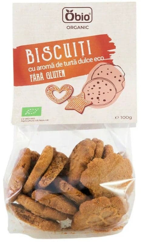 Obio ECO Biscuiti cu aroma de turta dulce fara gluten