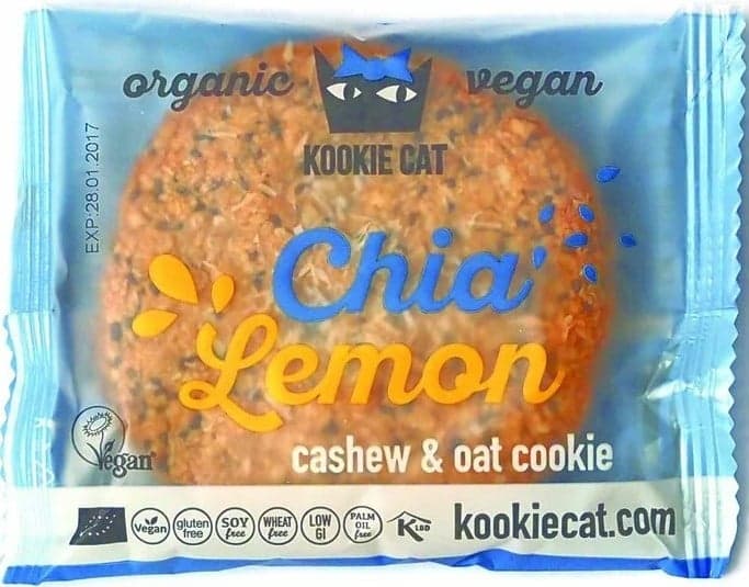 Kookie Cat ECO Gluten-free Cookie with Chia and Lemon