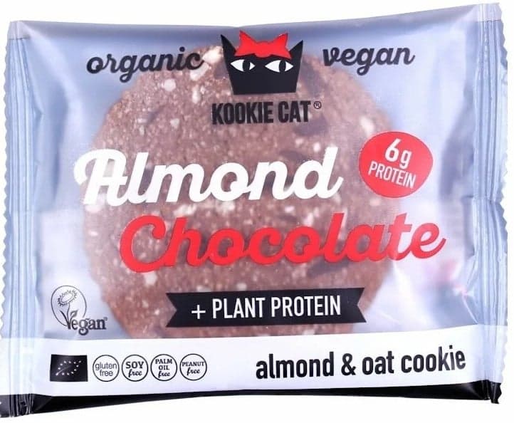 Kookie Cat ECO Gluten-free Cookie with Almonds and Dark Chocolate