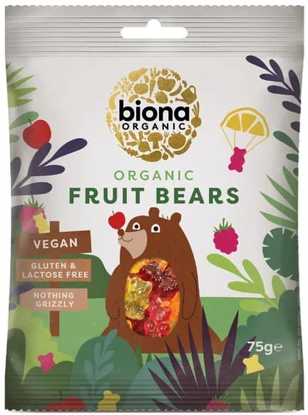 Biona ECO Mini Fruit Bears Gluten Free Jellies