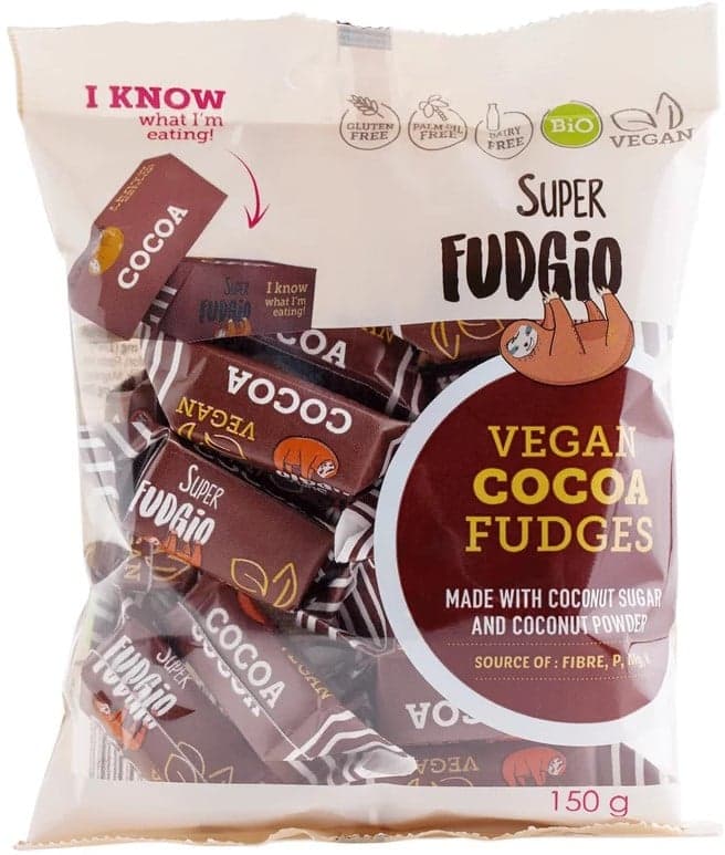 Super Fudgio ECO Gluten-free cocoa-flavored caramels