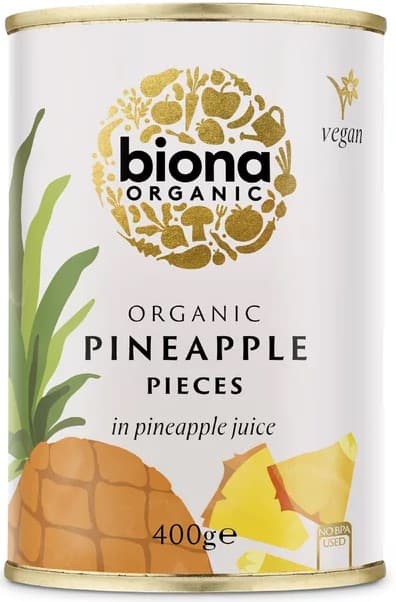 Biona ECO Ananas bucati in suc propriu