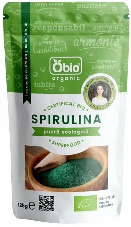 Obio ECO Spirulina pulbere raw