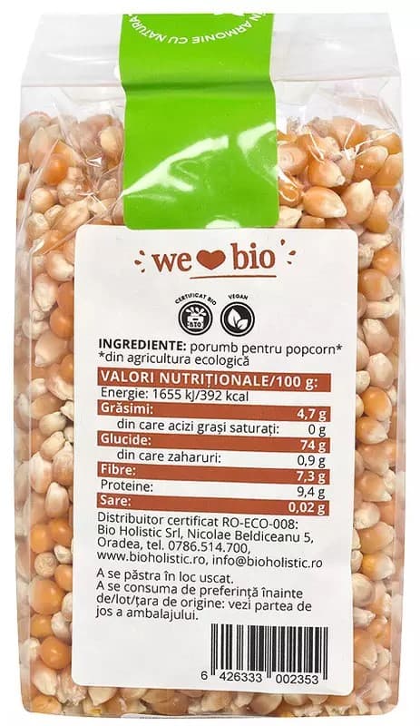 Obio ECO Popcorn Kernels