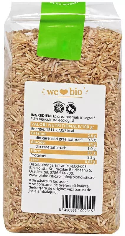 Obio ECO Orez basmati integral