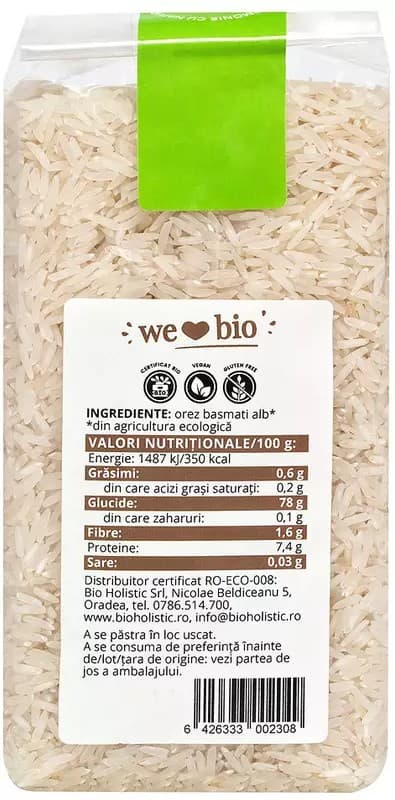 Obio ECO Orez basmati alb