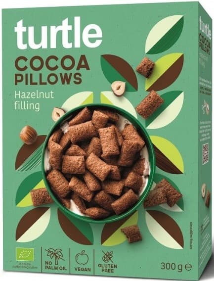 Turtle ECO Gluten-Free Hazelnut Cream Filled Pillows