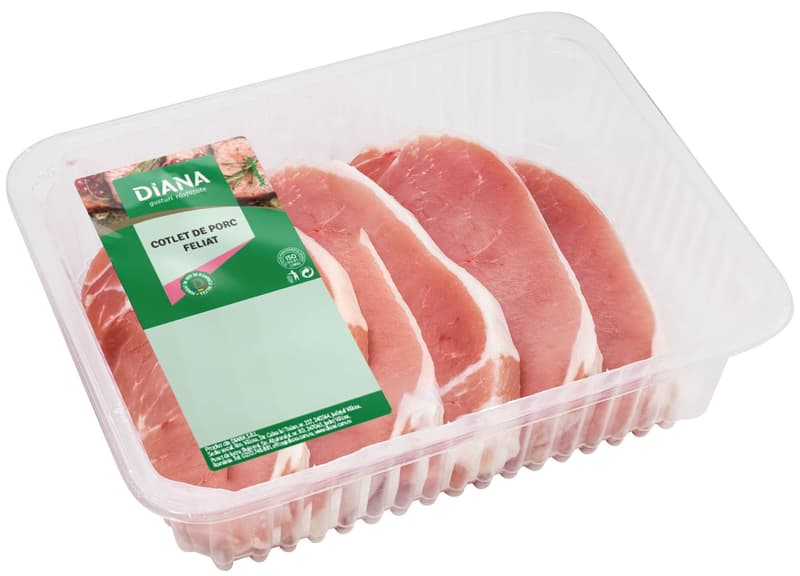 Diana Cotlet de porc feliat, fara os