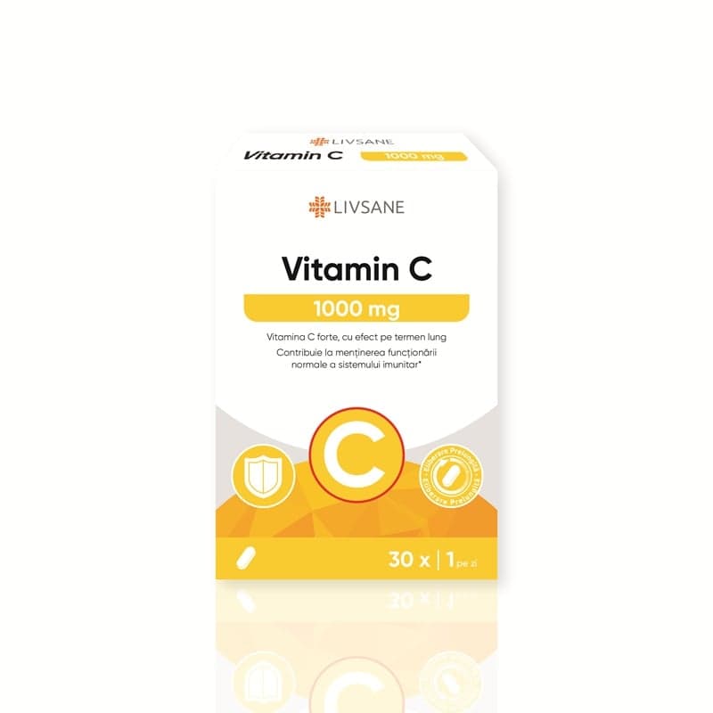 LIVSANE VITAMINA C 1000 DEPOT 30 DE TABLETE