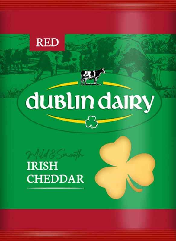 Dublin Dairy Irish Cheddar Red sliced