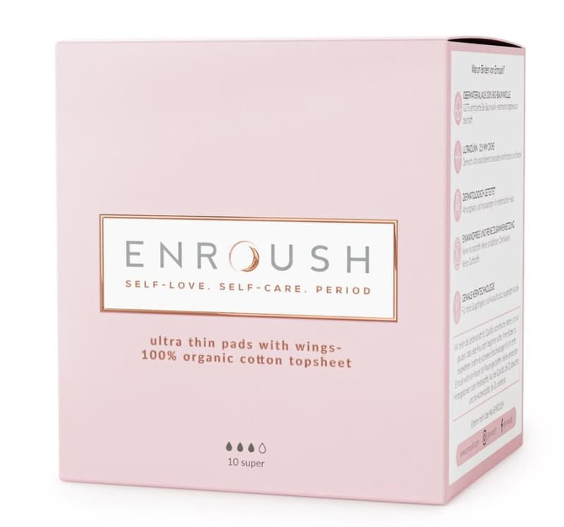 ENROUSH 10 Absorbante Bumbac Organic super