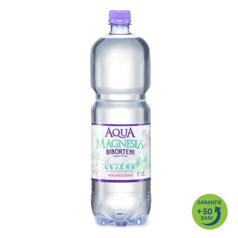 Biborteni Aqua Magnesia Lejera Apa minerala Magneziana decarbogazificata partial