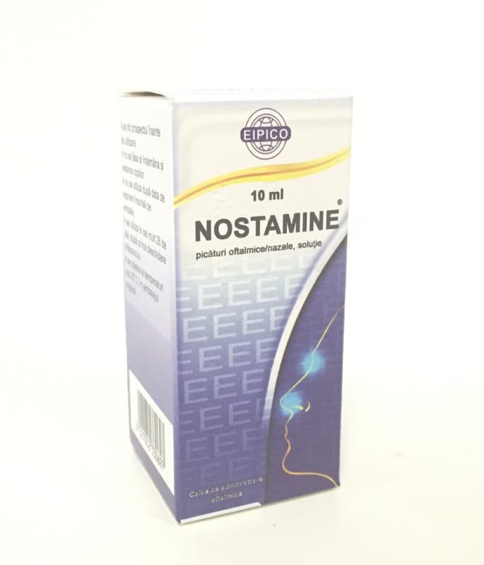 NOSTAMINE SOLUTIE OFTALMICA 10ML