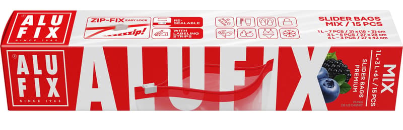 ALUFIX ZIPPMIX Food Bags