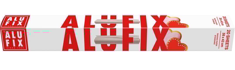 ALUFIX Hartie de copt 20 coli, 38x42 cm