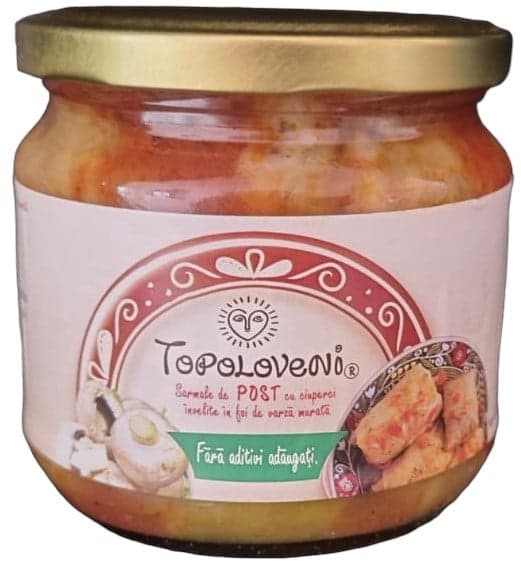 Topoloveni Lenten Cabbage Rolls with Mushrooms