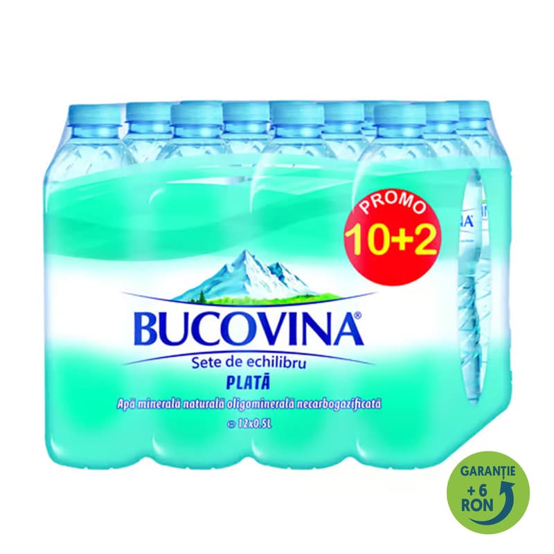 Bucovina Apa minerala naturala plata bax 10+2