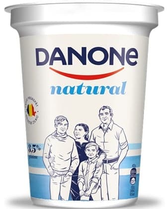 Danone Iaurt natural 3,5% grasime
