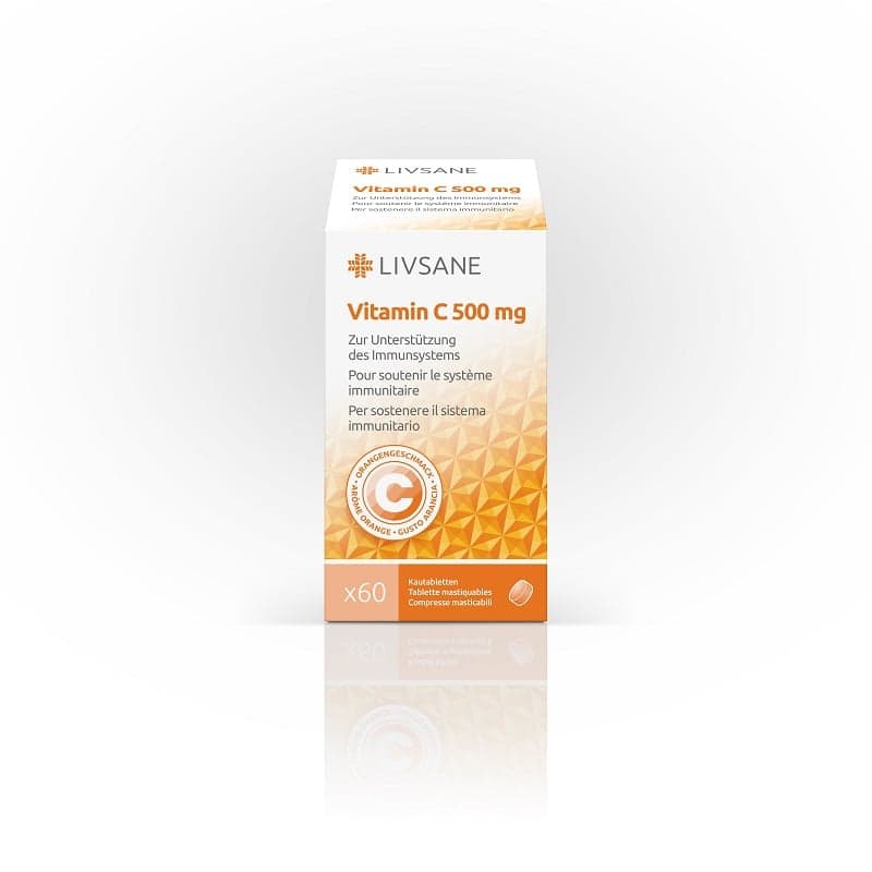 LIVSANE VITAMINA C 500MG 60 TABLETE MASTICABILE
