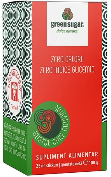 Green Sugar Indulcitor natural 4g x 25 stickuri