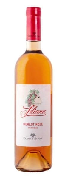 Crama Viisoara Liliana Rose Wine Semi-Sweet Merlot