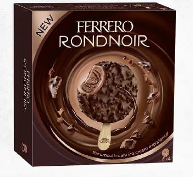 Ferrero Rondnoir Dark Experience Inghetata pe bat multipack 4x70ml