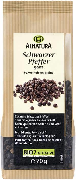 Alnatura ECO Whole Black Peppercorns