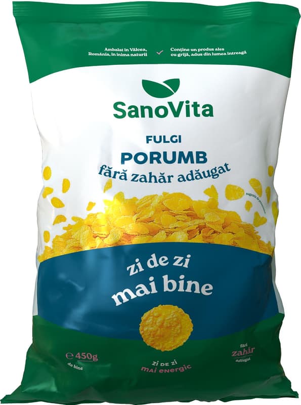 Sanovita Fulgi de porumb fara zahar