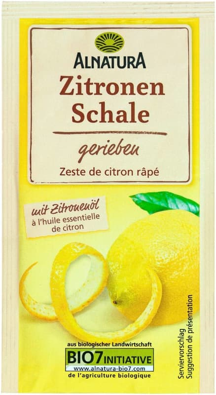 Alnatura ECO Grated Lemon Peel