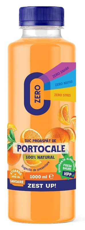 ZERO, ZEST UP! Suc fresh de portocale