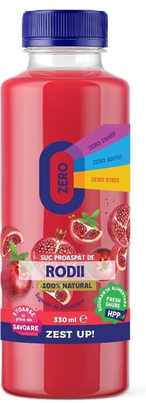 ZERO, ZEST UP! Suc fresh de rodii