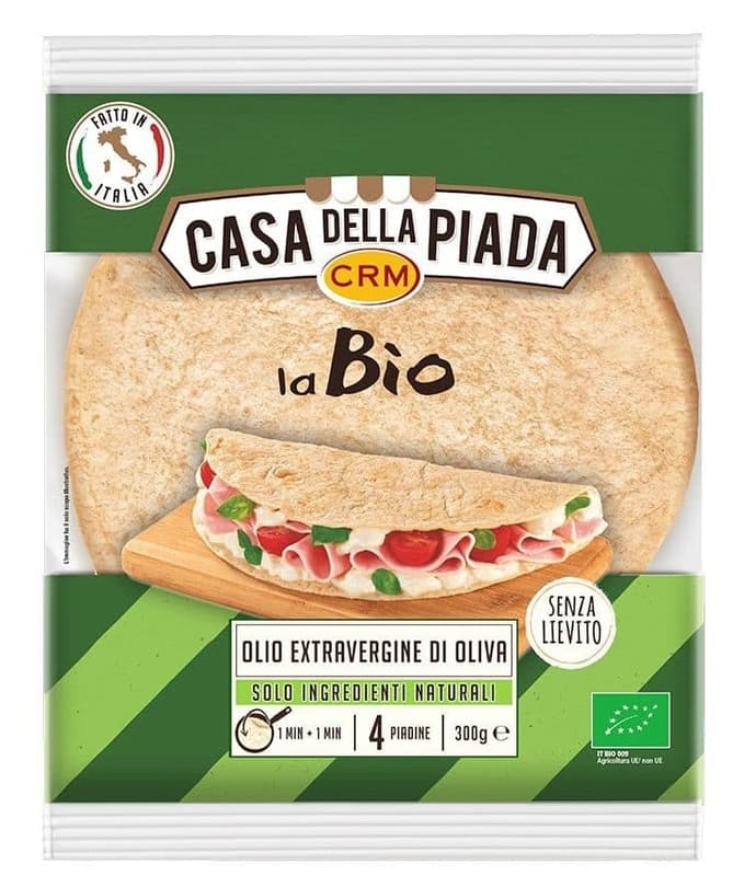 Casa Della Piada ECO Lipii piadina cu ulei de masline extravirgin