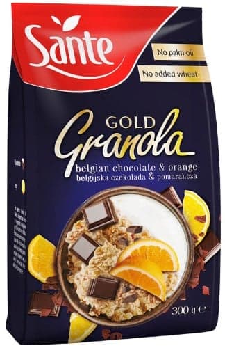 Sante Granola Gold ciocolata si portocale