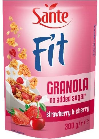 Sante Fit Granola Strawberries and Raspberries