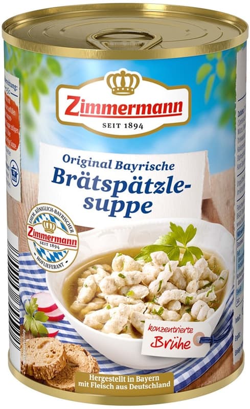 Zimmermann Supa bavareza Brätspätzle