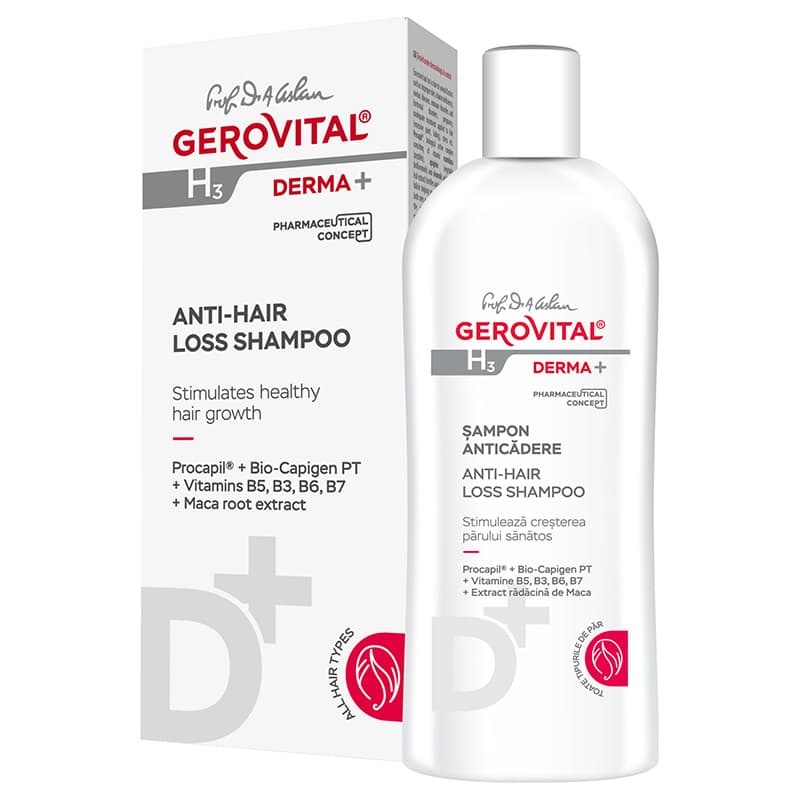 GEROVITAL H3 DERMA+ SAMPON ANTICADERE 200ML