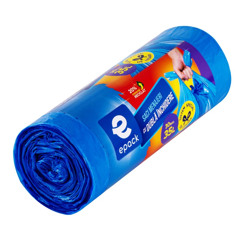 Epack Saci menajeri cu dubla inchidere, 35l