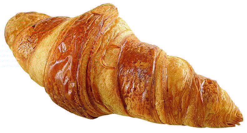 Croissant with butter