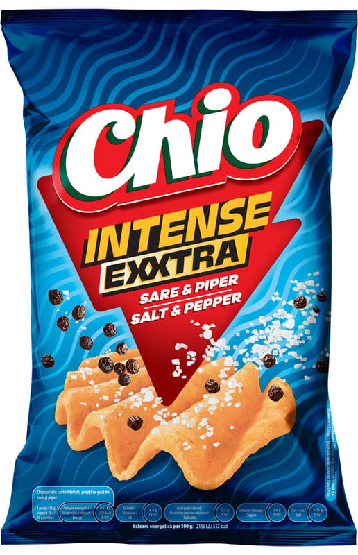 Chio Chips Exxtra Intense Sare si piper