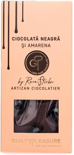 Guilty Pleasure Tableta ciocolata neagra si amarena