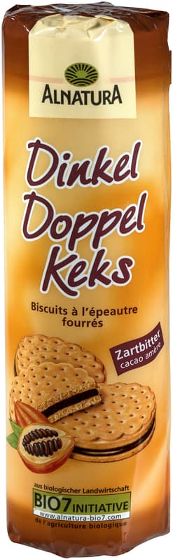 Alnatura ECO Dark Chocolate Sandwich Biscuits
