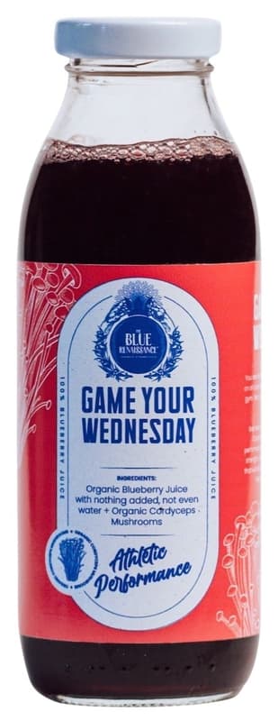 The Blue Renaissance ECO Suc de afine si pudra Cordyceps