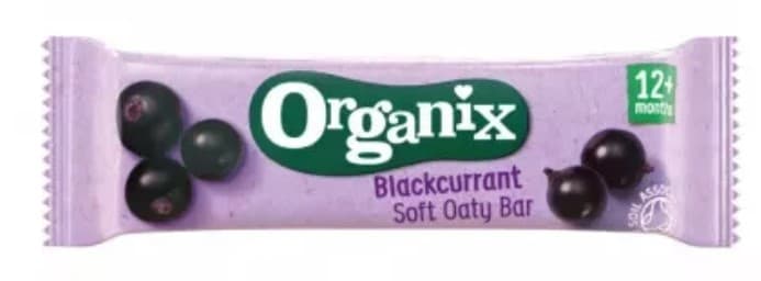 Organix ECO Baton din ovaz integral cu mere si coacaze negre, 12 luni+