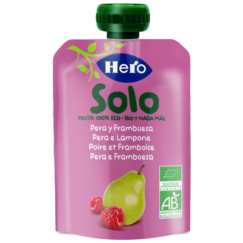 Hero Solo ECO Gustare para si zmeura, 4 luni+